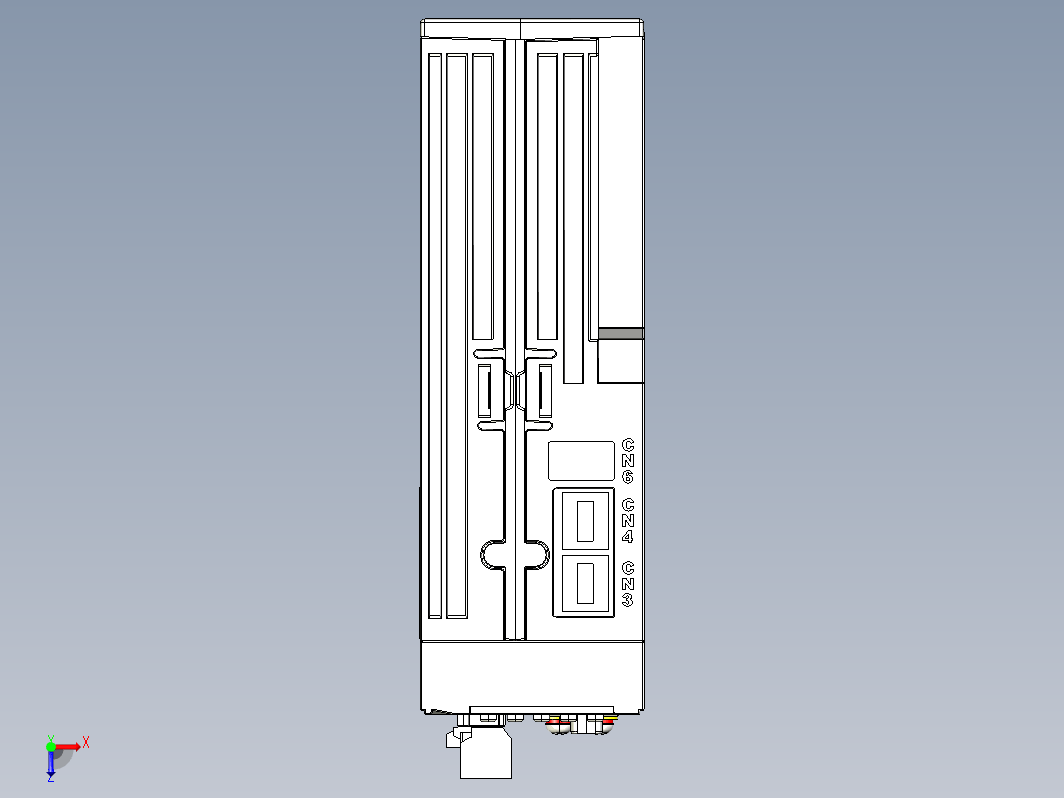 标准型伺服驱动器01052544-WXSTEP_B00（整机3D模型）