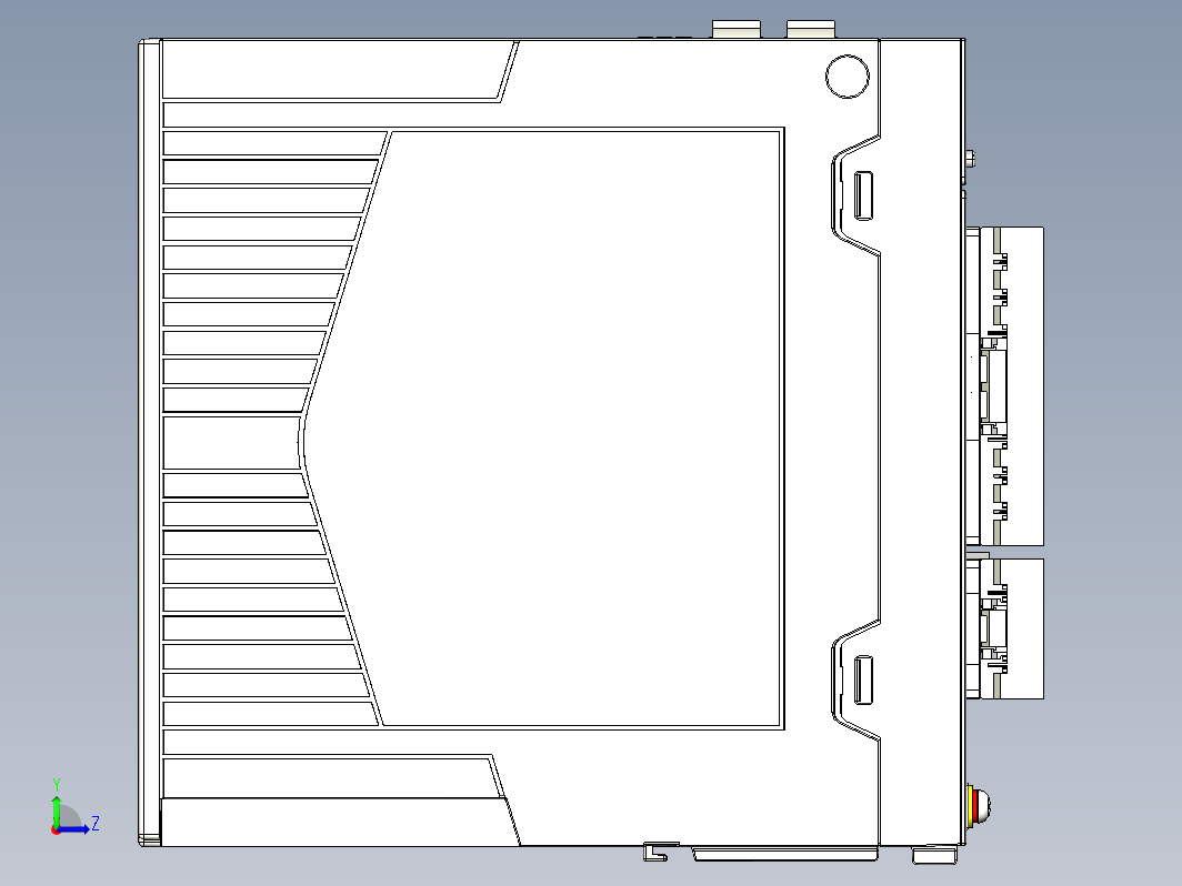 标准型伺服驱动器01052544-WXSTEP_B00（整机3D模型）