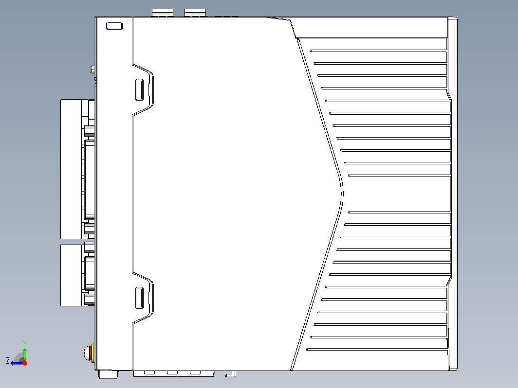 标准型伺服驱动器01052544-WXSTEP_B00（整机3D模型）