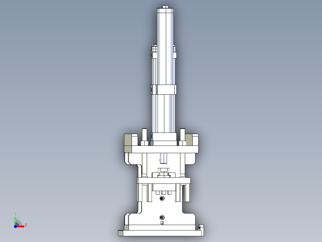 增压缸冲压治具