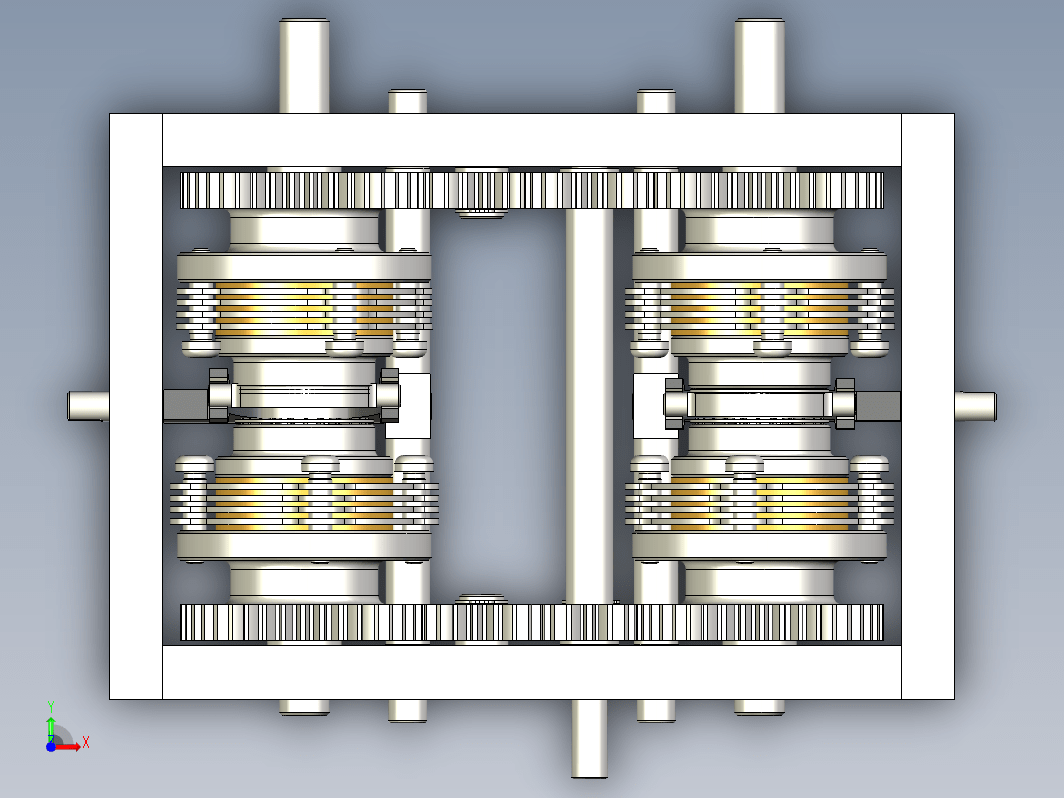 gearbox with clutch带离合器的变速箱