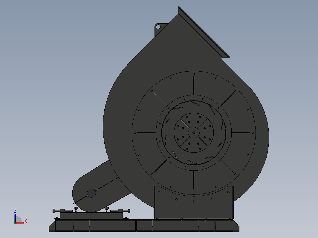 离心式风机详细模型设计 3