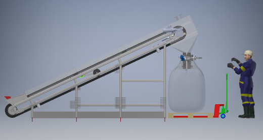 Belt Elevator Conveyor带式提升机