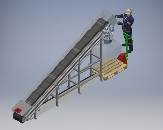 Belt Elevator Conveyor带式提升机缩略图
