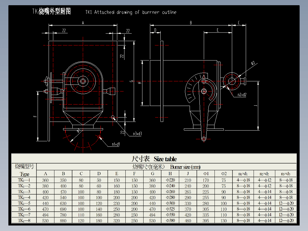 TK1烧嘴