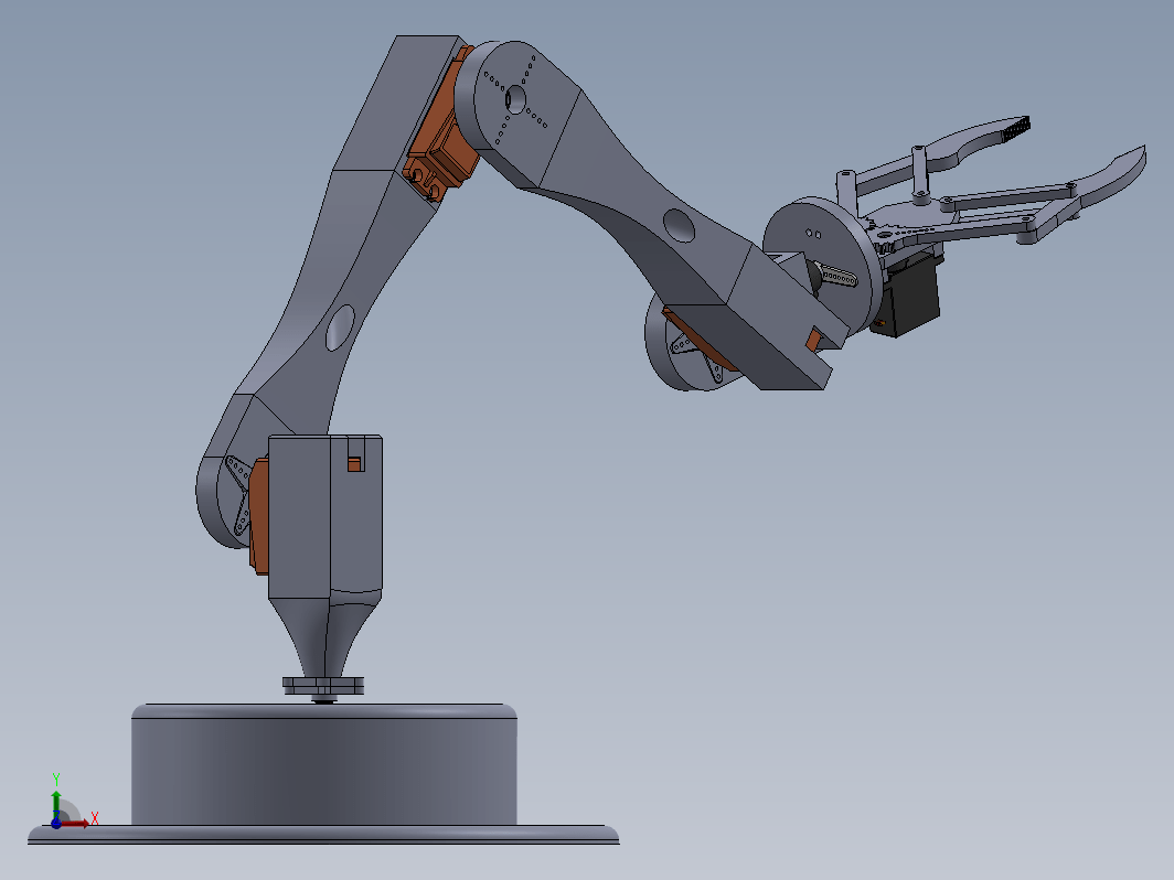 五轴机器人手臂 5 DOF Robotic Arm