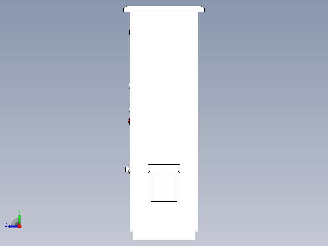 电器配电柜模型带工程图