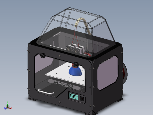 B43-双喷头3D打印机MakerBot Replicator 2X