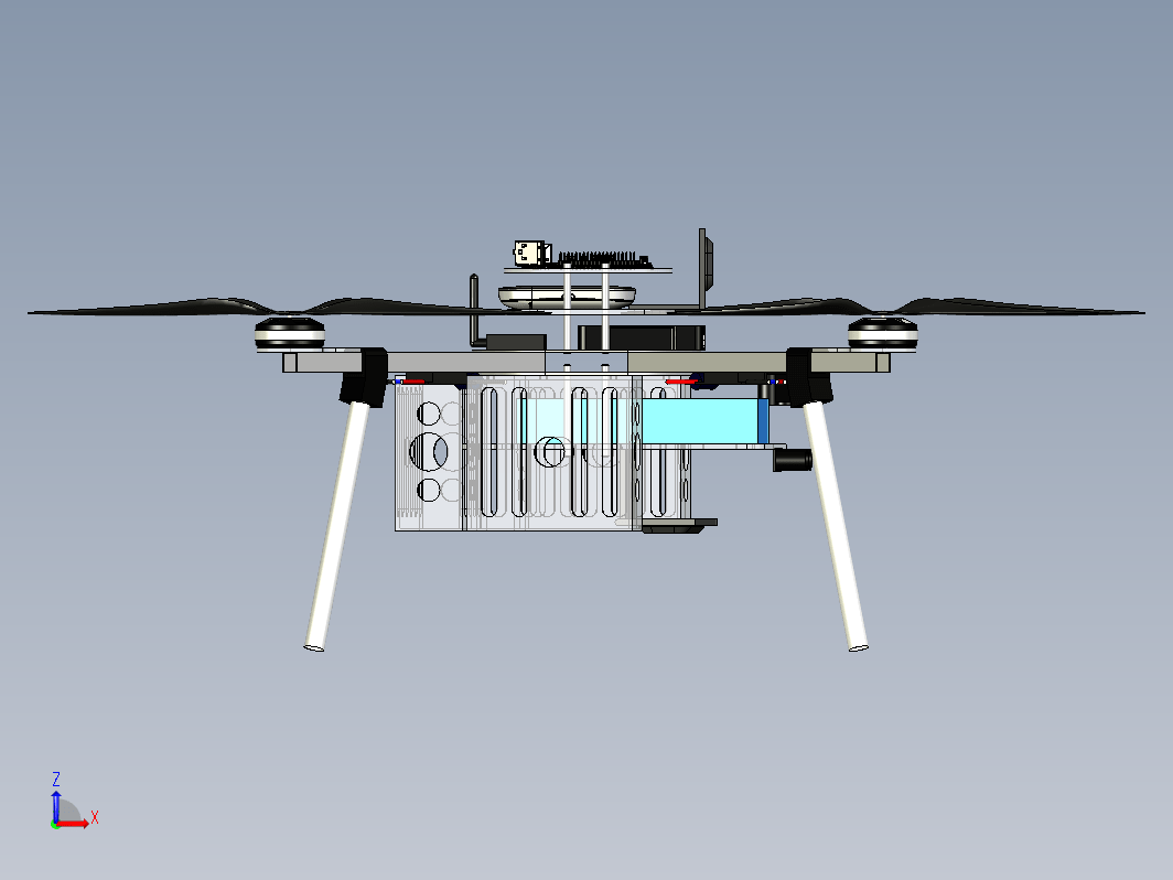 quadcopter delivery四轴输送无人机