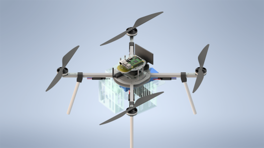 quadcopter delivery四轴输送无人机缩略图
