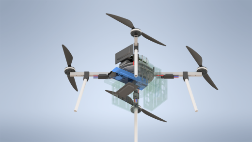 quadcopter delivery四轴输送无人机缩略图