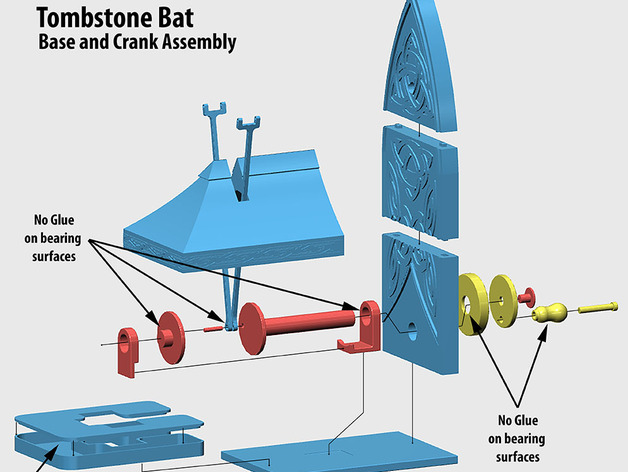 Tombstone Bat飞行蝙蝠拼装模型