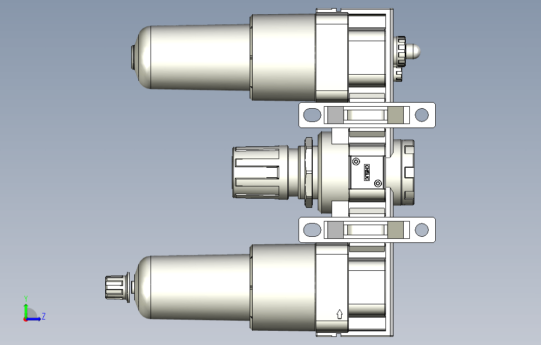 气源处理元件三点式组合3D-NC-500-10-MG系列