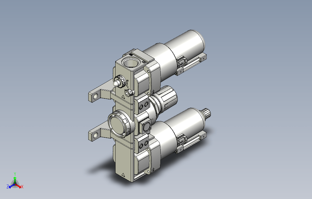 气源处理元件三点式组合3D-NC-500-10-MG系列