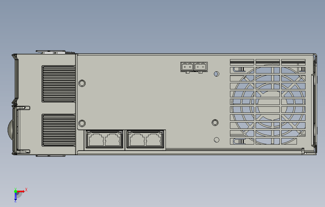 高性能多机传动驱动器STEP_B00(MD810-20M4T45G020+整机外形图)