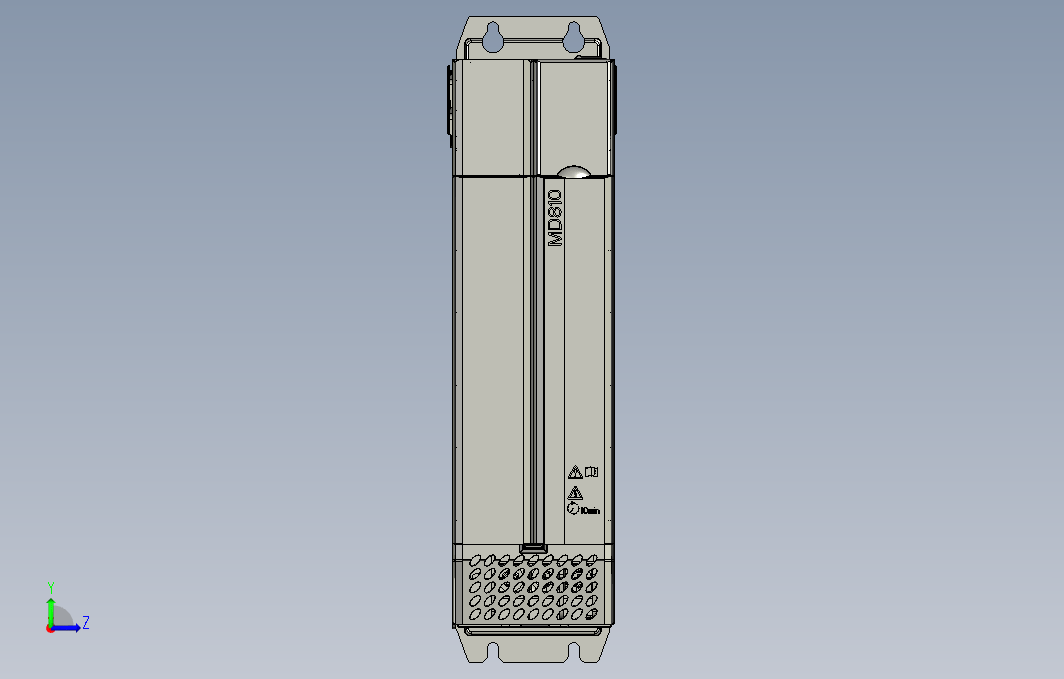 高性能多机传动驱动器STEP_B00(MD810-20M4T45G020+整机外形图)