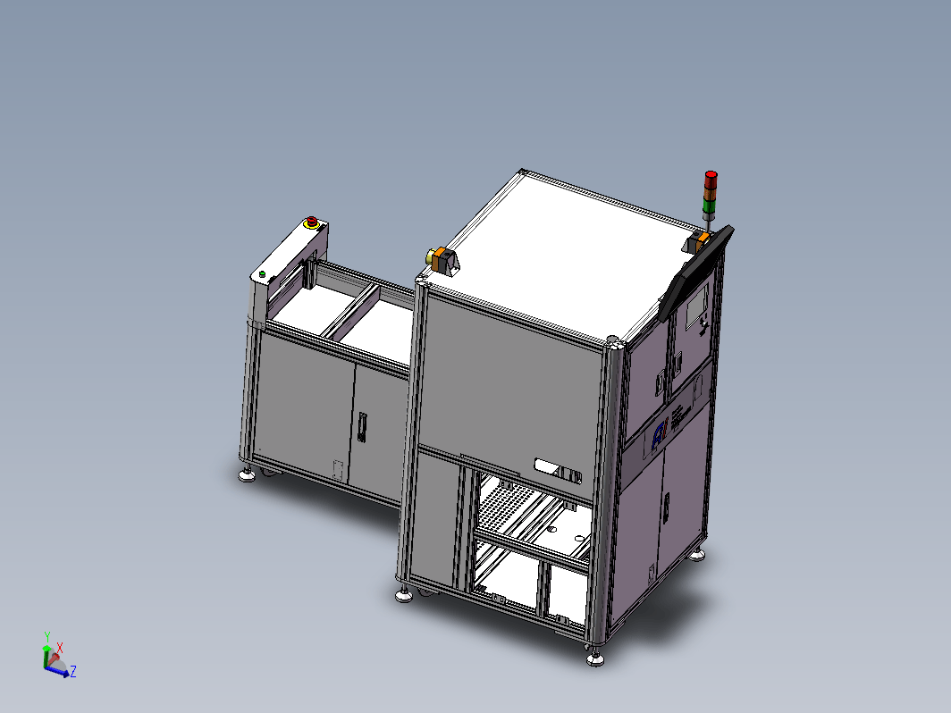 铝型材机架钣金造型-1