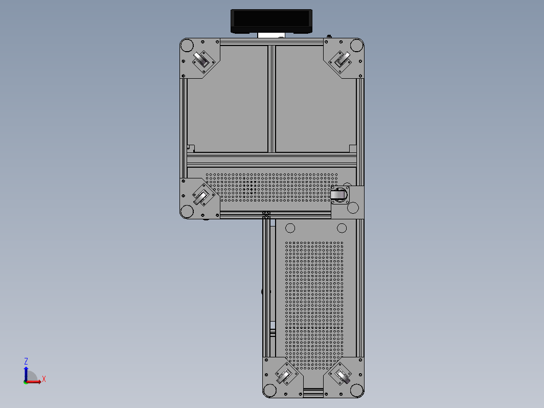 铝型材机架钣金造型-1