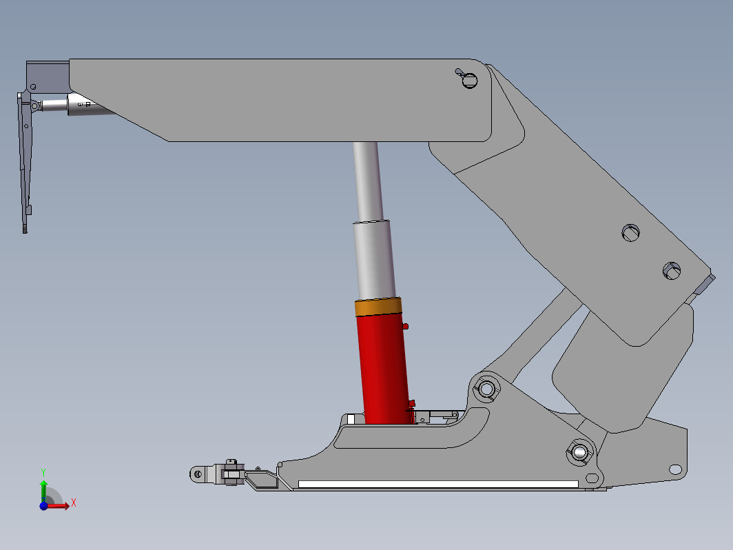 6号矿液压支架结构设计三维SW2011带参+CAD+说明