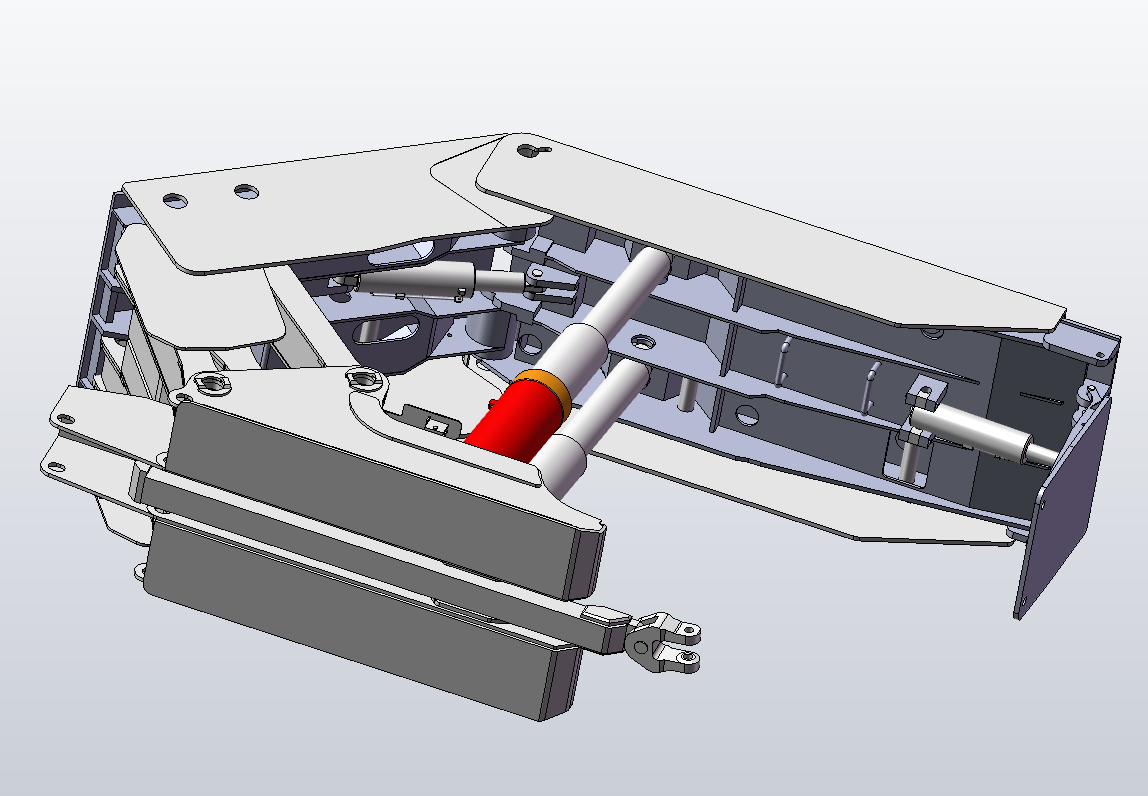 6号矿液压支架结构设计三维SW2011带参+CAD+说明