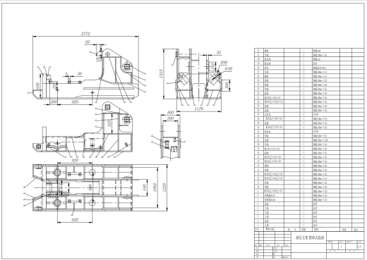 6号矿液压支架结构设计三维SW2011带参+CAD+说明缩略图