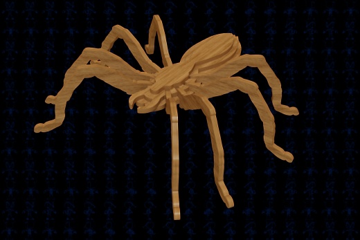 scrollsaw spider蜘蛛玩具拼装模型缩略图
