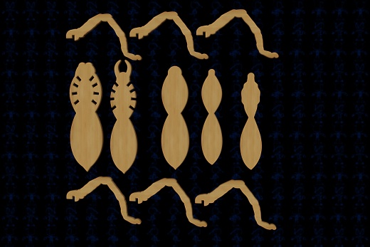 scrollsaw spider蜘蛛玩具拼装模型缩略图