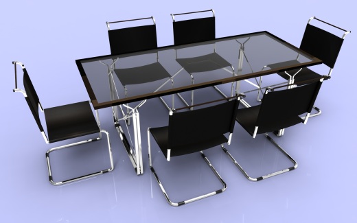 简易6人小型会议桌模型3D图纸 Solidworks设计 附STEP x_t bip等缩略图