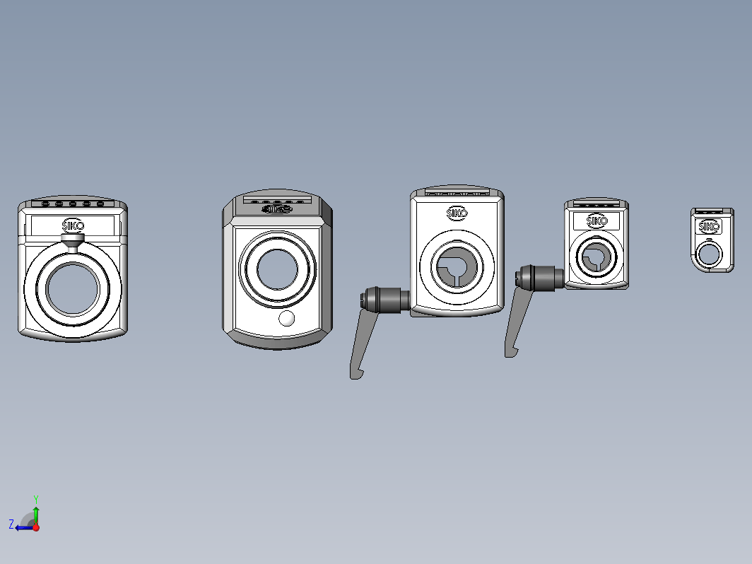 5款数字位置显示器计数器模型