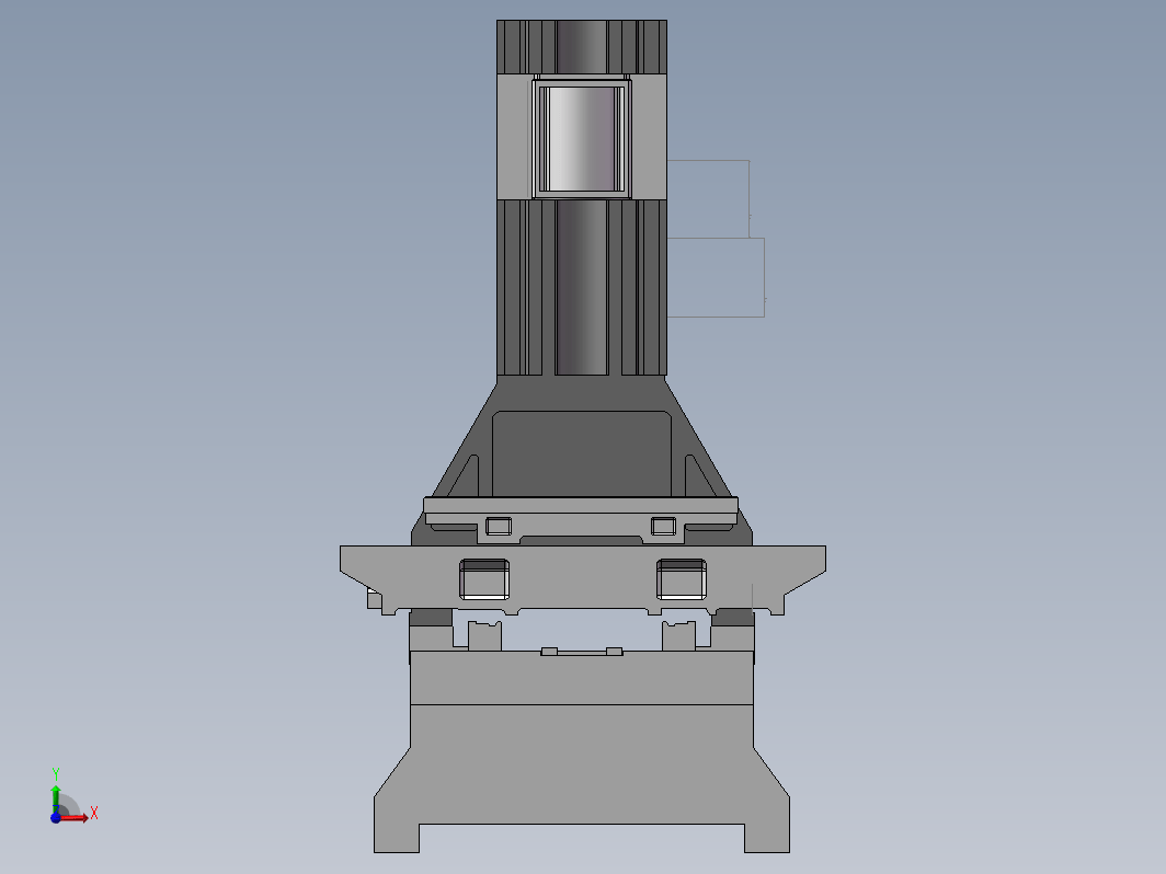 (B0139)立式加工中心光机模型