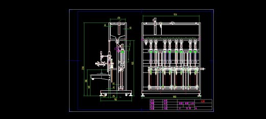 8头立式活塞灌装机CAD+说明书缩略图