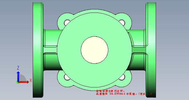 溢油阀图纸3D模型