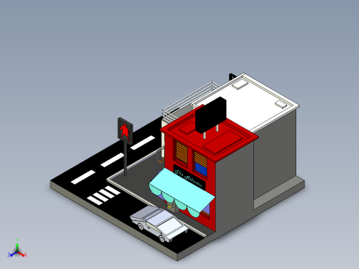 STUDIO CONCEPT街边店面模型缩略图