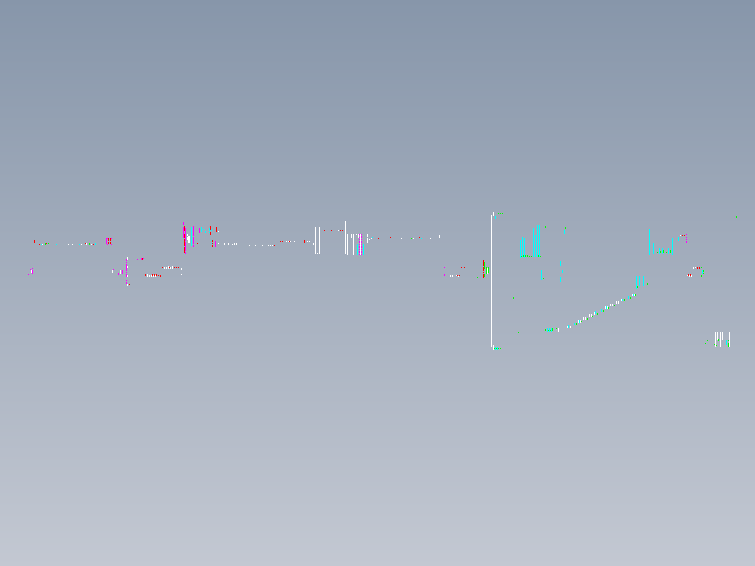 爬坡输送机CAD