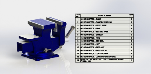 虎钳台钳卡钳-assembly-of-bench-vice-in-solidworks-1 5 SW缩略图