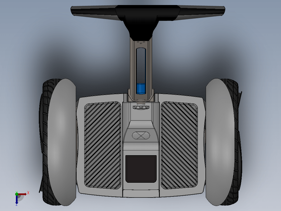 平衡车 3D模型