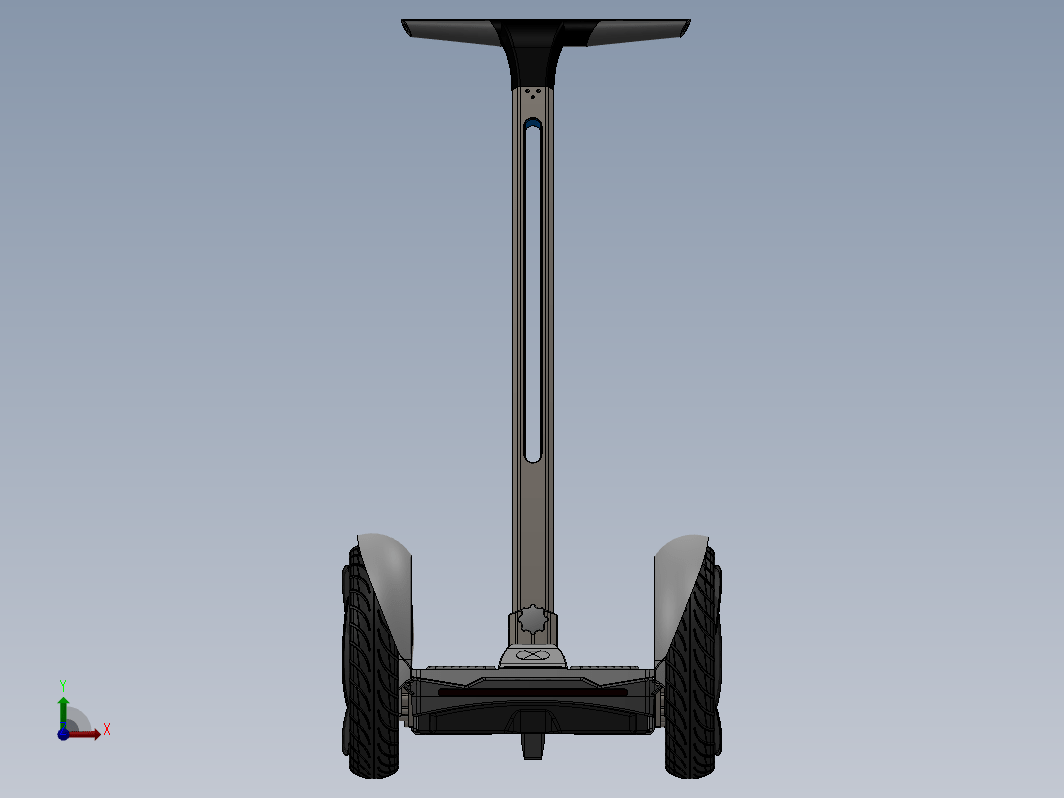 平衡车 3D模型