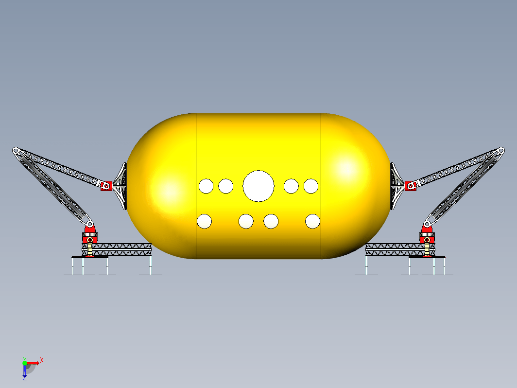 火星或月球的重载大型运载工具