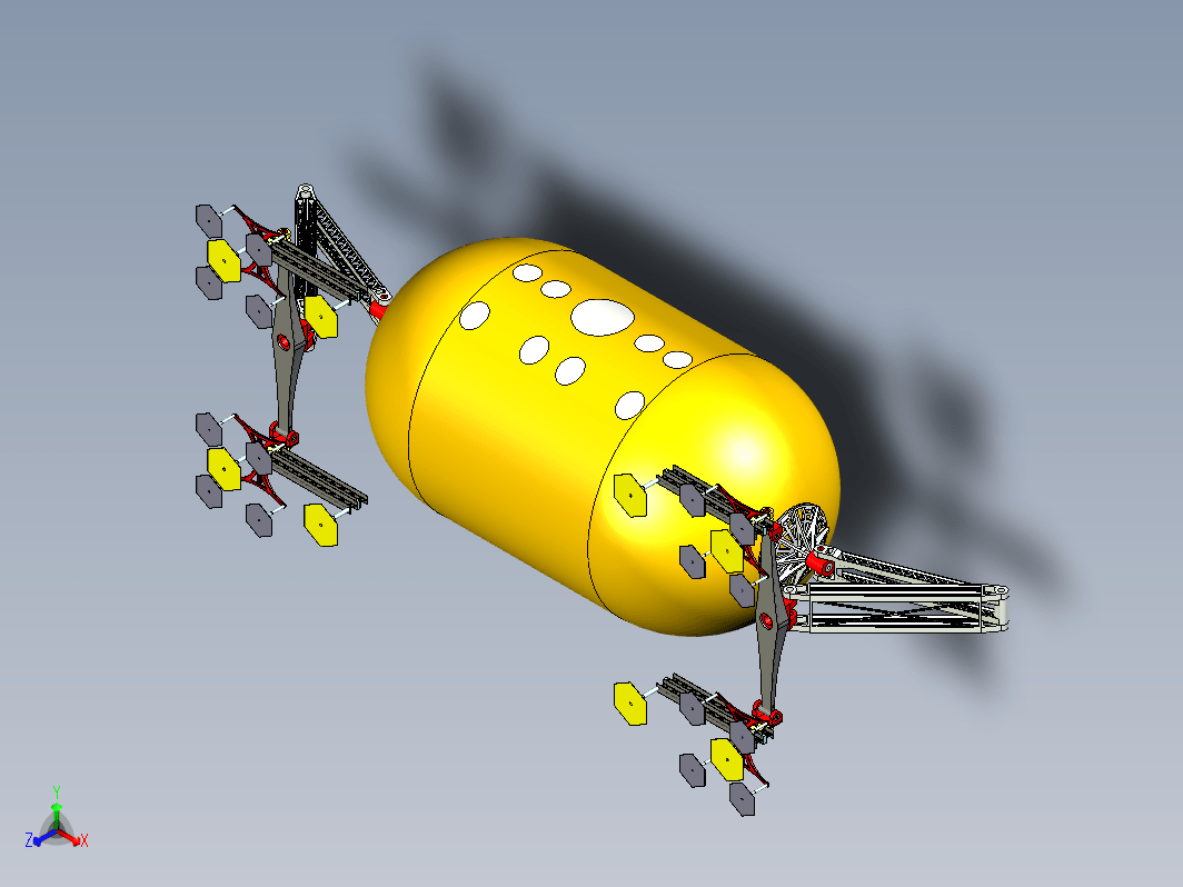 火星或月球的重载大型运载工具