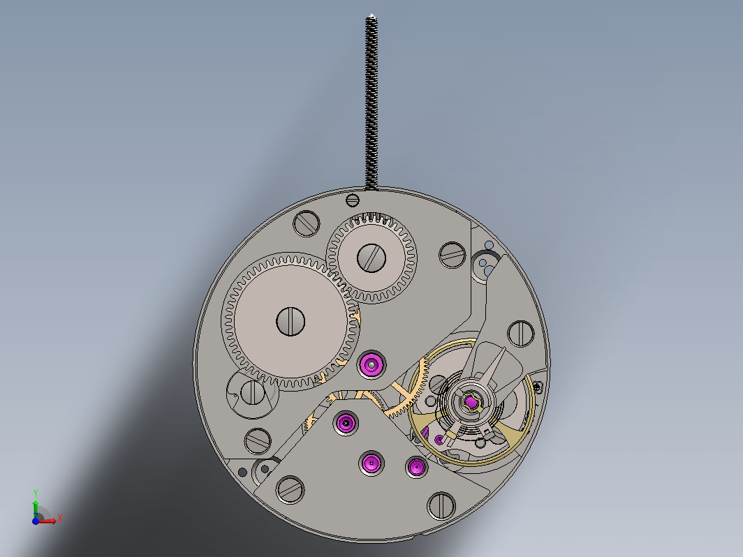 ETA 6497-1完整手表腕表机芯