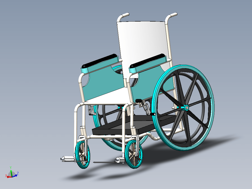 轮椅 wheel-chair