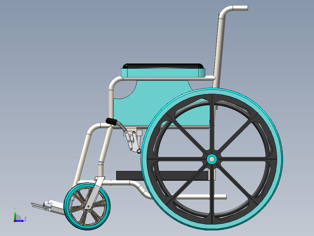 轮椅 wheel-chair