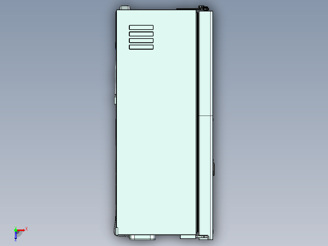 冰箱外观 LG GSL761WBXV