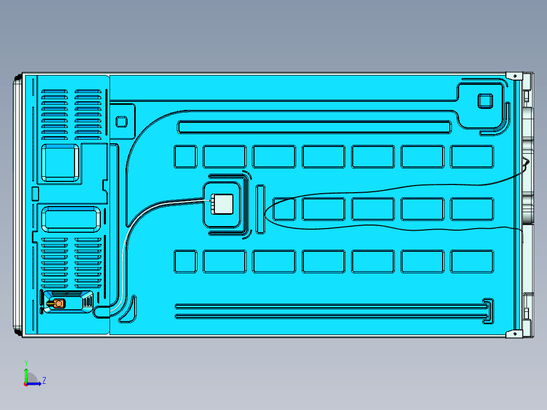 冰箱外观 LG GSL761WBXV