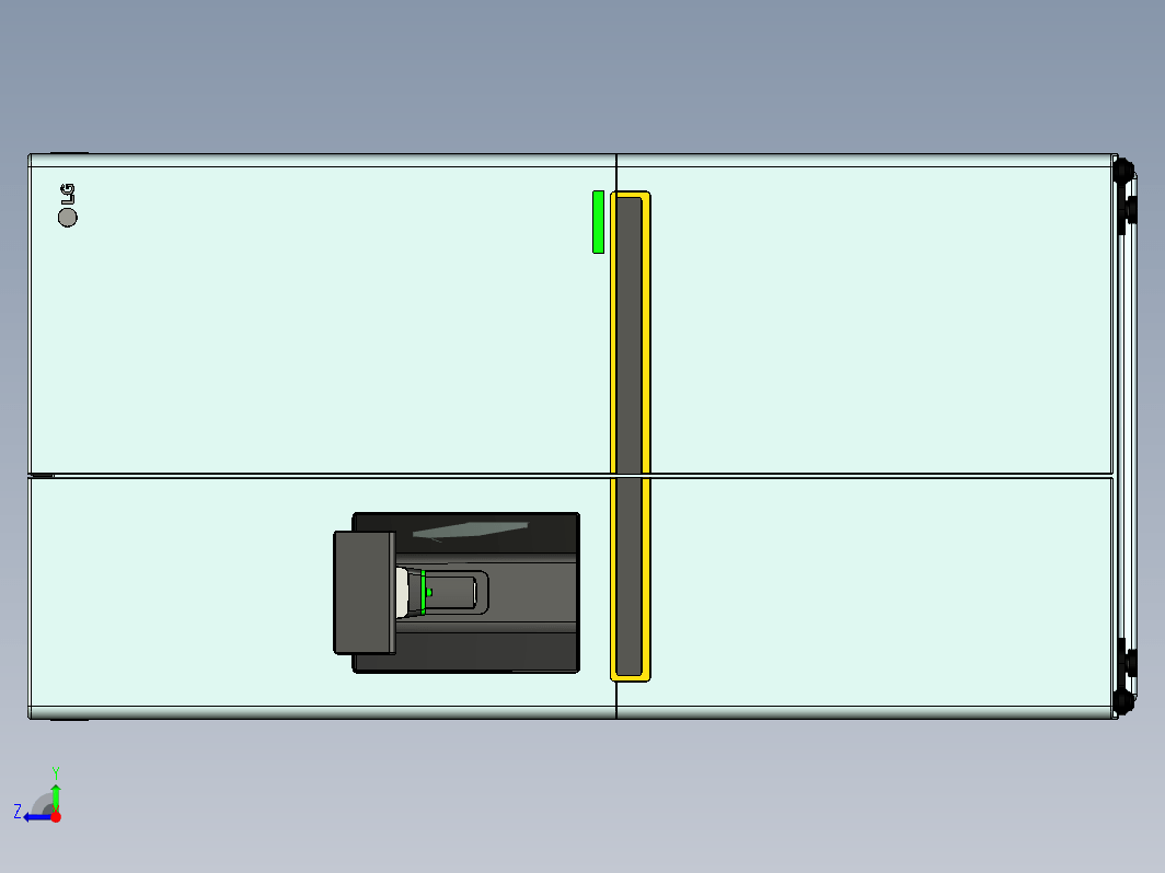 冰箱外观 LG GSL761WBXV