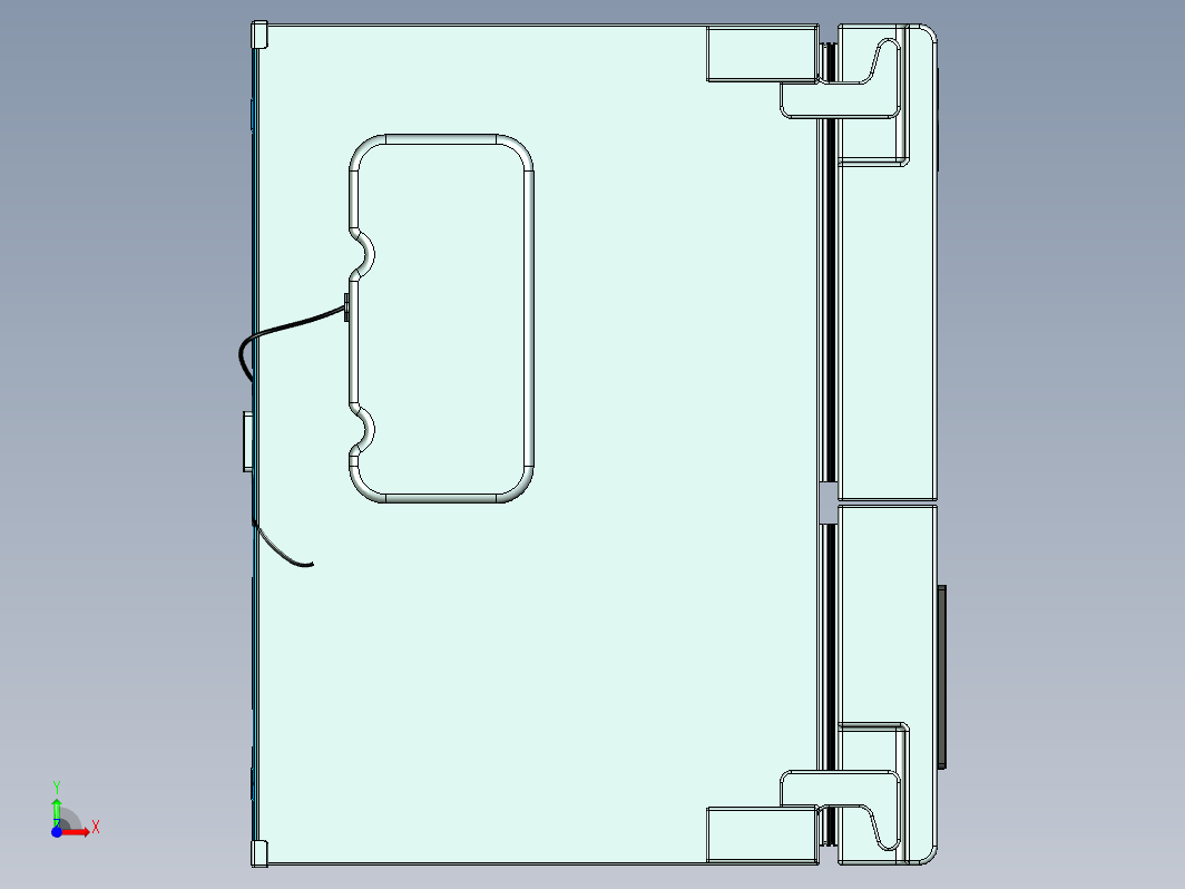 冰箱外观 LG GSL761WBXV