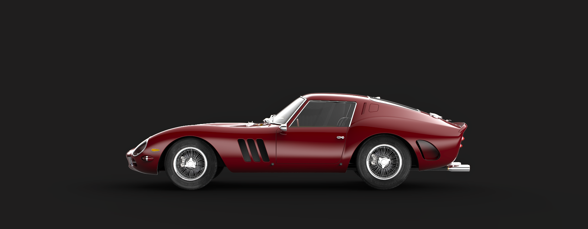 法拉利 Ferrari 250 gto 跑车3D图纸