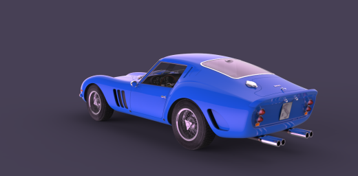 法拉利 Ferrari 250 gto 跑车3D图纸