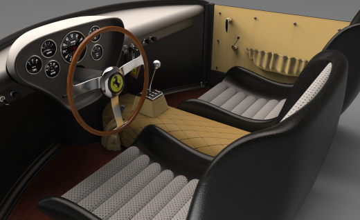 法拉利 Ferrari 250 gto 跑车3D图纸缩略图