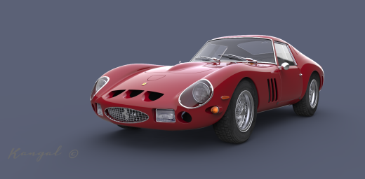 法拉利 Ferrari 250 gto 跑车3D图纸缩略图